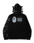 A BATHING APE BAPE × DC BATMAN FULL ZIP HOODIE