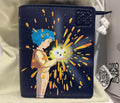 LOEWE x Studio Ghibri Howl's Moving Castle Magical Sky compact zip wallet in classic calfskin