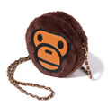 A BATHING APE Ladies' BABY MILO FUR SHOULDER BAG