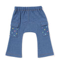A BATHING APE BAPE KIDS BABY MILO STA JERSEY DENIM BABY PANTS