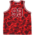 A BATHING APE COLOR CAMO BASKETBALL TANK TOP