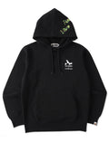 A BATHING APE BAPE X TOM AND JERRY FOOTPRINTS PULLOVER HOODIE