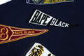 A BATHING APE - BAPE BLACK x GOLDEN BEAR SPORTSWEAR VARSITY JACKET