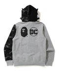 A BATHING APE BAPE × DC BATMAN FULL ZIP HOODIE