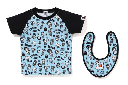 A BATHING APE BAPE KIDS X CHOCOMOO MILO FRIENDS BABY GIFT PAKE SET