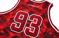 A BATHING APE COLOR CAMO BASKETBALL TANK TOP