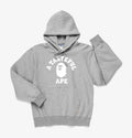 A BATHING APE BAPE x JJJJOUND RELAXED CLASSIC COLLEGE PULLOVER HOODIE