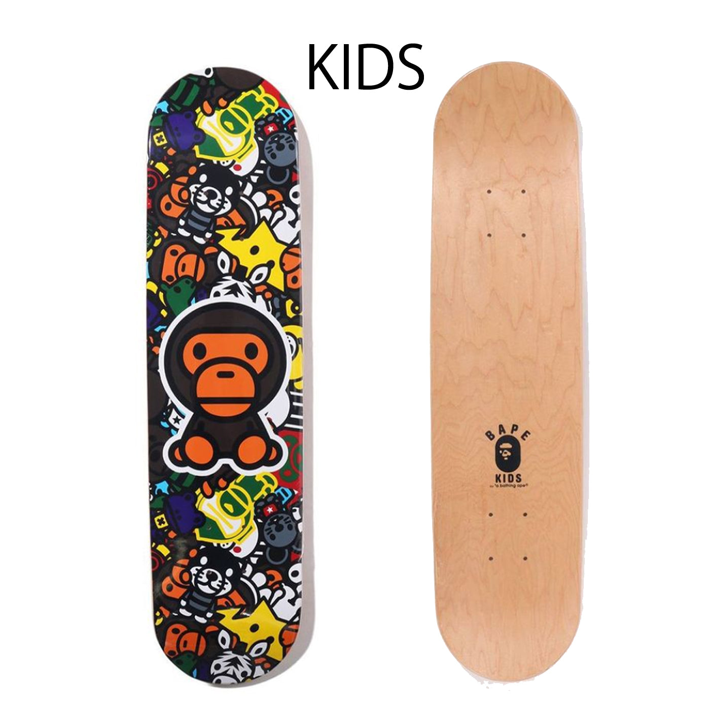 A BATHING APE BAPE KIDS TH ANNIVERSARY MILO ALL SAFARI SKATEBOARD