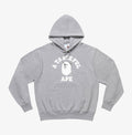 A BATHING APE BAPE x JJJJOUND RELAXED CLASSIC COLLEGE PULLOVER HOODIE