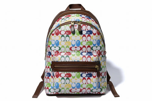 BAPE x COACH ACADEMY BACKPACK Multi - happyjagabee store