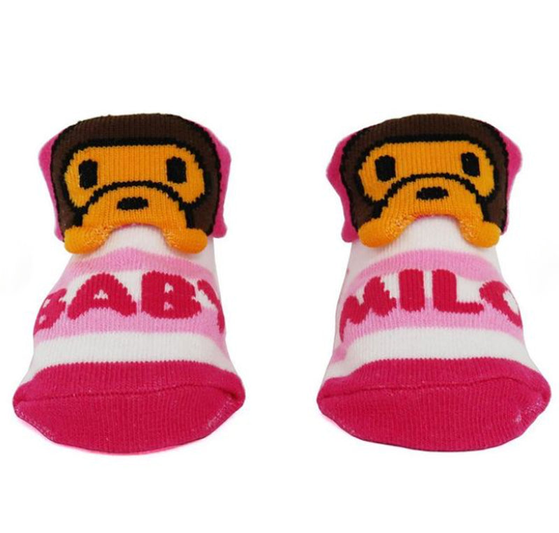 A BATHING APE BAPE KIDS BABY MILO BABY SOCKS