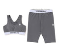 A BATHING APE Ladies' A BATHING APE SPORT BRA BIKER SHORTS SET
