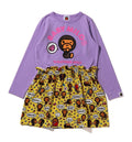 A BATHING APE BAPE KIDS BABY MILO SPEECH BALLOON LAYERED ONEPIECE