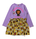 A BATHING APE BAPE KIDS BABY MILO SPEECH BALLOON LAYERED ONEPIECE