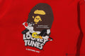 A BATHING APE BAPE KIDS LOONEY TUNES APE HEAD PULLOVER HOODIE