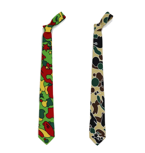 A BATHING APE - Mr. BATHING APE STA CAMO TIE