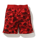 A BATHING APE COLOR CAMO SWEAT SHORTS ONLINE EXCLUSIVE