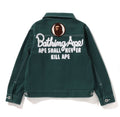 A BATHING APE BAPE KIDS CHAMPION COLOR TWILL JACKET