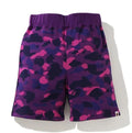 A BATHING APE COLOR CAMO SWEAT SHORTS ONLINE EXCLUSIVE