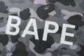 A BATHING APE Ladies' COLOR CAMO TEE ONEPIECE