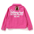 A BATHING APE BAPE KIDS CHAMPION COLOR TWILL JACKET
