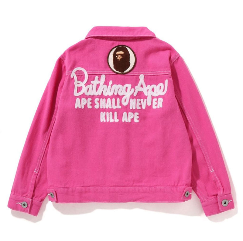 A BATHING APE BAPE KIDS CHAMPION COLOR TWILL JACKET