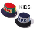 A BATHING APE BAPE KIDS BAPE COLOR BLOCK BUCKET HAT