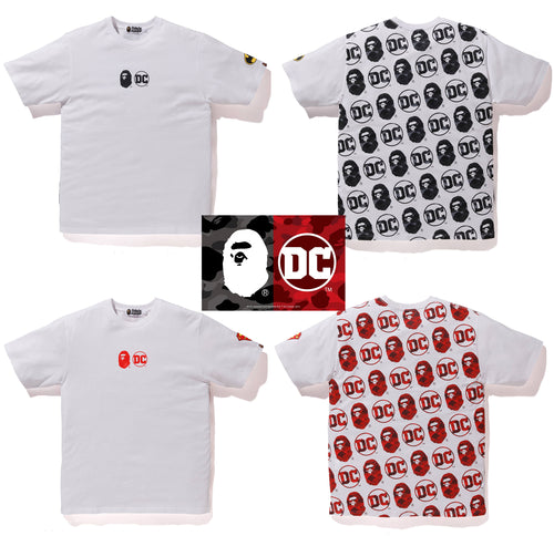 A BATHING APE BAPE × DC TEE