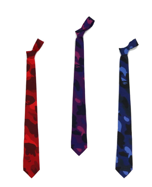 A BATHING APE - Mr. BATHING APE COLOR CAMO TIE