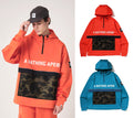 A BATHING APE 1ST CAMO POCKET RELAX DOUBLE KNIT HALF ZIP HOODIE