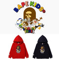 A BATHING APE BAPE KIDS LOONEY TUNES APE HEAD PULLOVER HOODIE