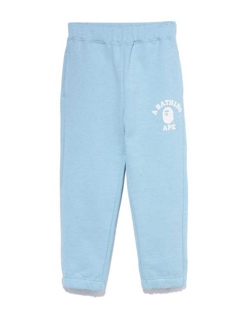A BATHING APE BAPE KIDS COLLEGE SWEAT PANTS