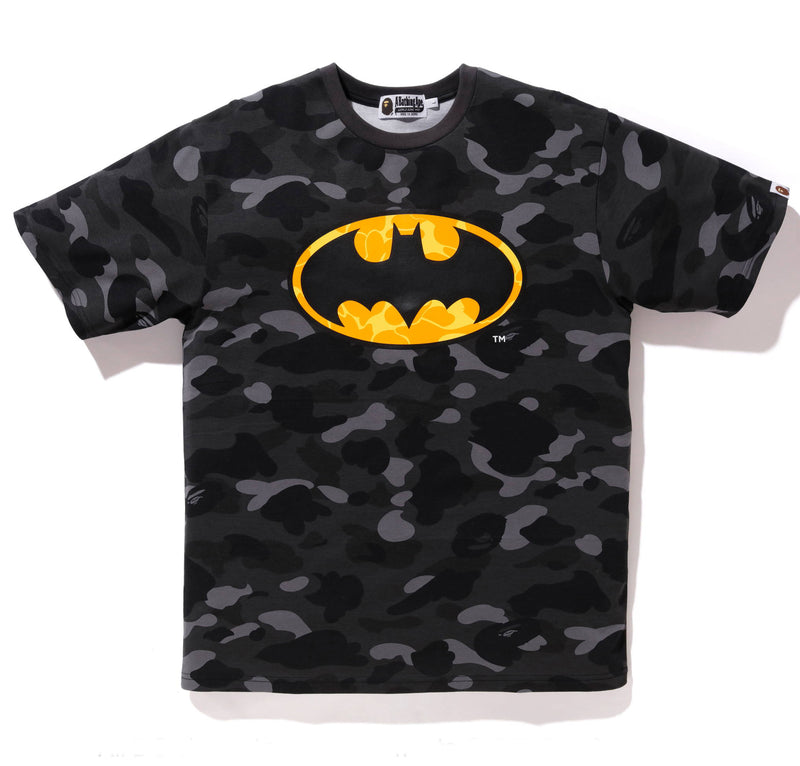 A BATHING APE BAPE × DC BATMAN COLOR CAMO TEE