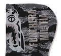 A BATHING APE TIGER CAMO TIGER RELAXED FULL ZIP HOODIE