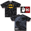 A BATHING APE BAPE × DC BATMAN COLOR CAMO TEE