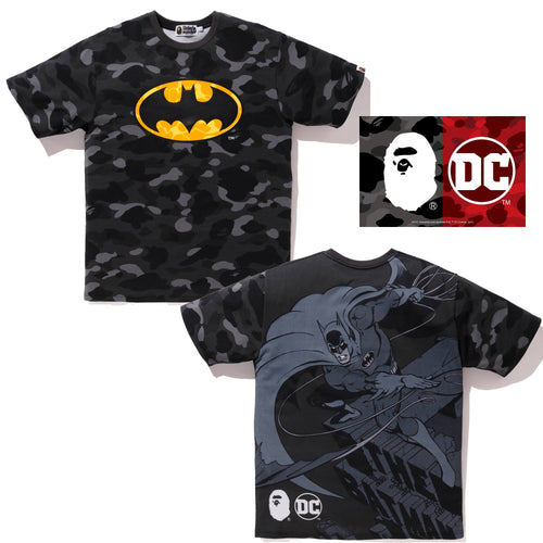 A BATHING APE BAPE × DC BATMAN COLOR CAMO TEE