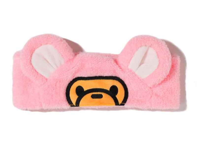 A BATHING APE BAPE KIDS BABY MILO BEAR EAR BOA HAIRBAND