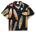 A BATHING APE - BAPE BLACK SURF BOARD S/S SHIRT