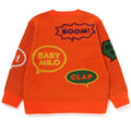 A BATHING APE BAPE KIDS BABY MILO SPEECH BALLOON KNIT