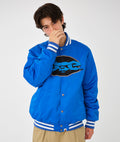 A BATHING APE APE RELAXED FIT NYLON VARSITY JACKET