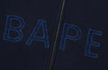 A BATHING APE SASHIKO CAMO RELAXED ZIP HOODIE