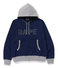 A BATHING APE COLOR CAMO THERMAL PATCH LOOSE FIT ZIP HOODIE
