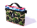 A BATHING APE ABC MIX CAMO MUSIC POUCH