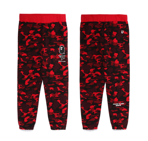 A BATHING APE BAPE x FAZE CLAN SWEAT PANTS