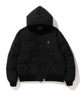A BATHING APE ONE POINT HOODIE DOWN JACKET