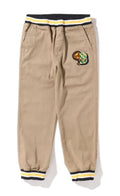 A BATHING APE BAPE KIDS BABY MILO PATCH JOGGER PANTS