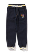 A BATHING APE BAPE KIDS BABY MILO PATCH JOGGER PANTS