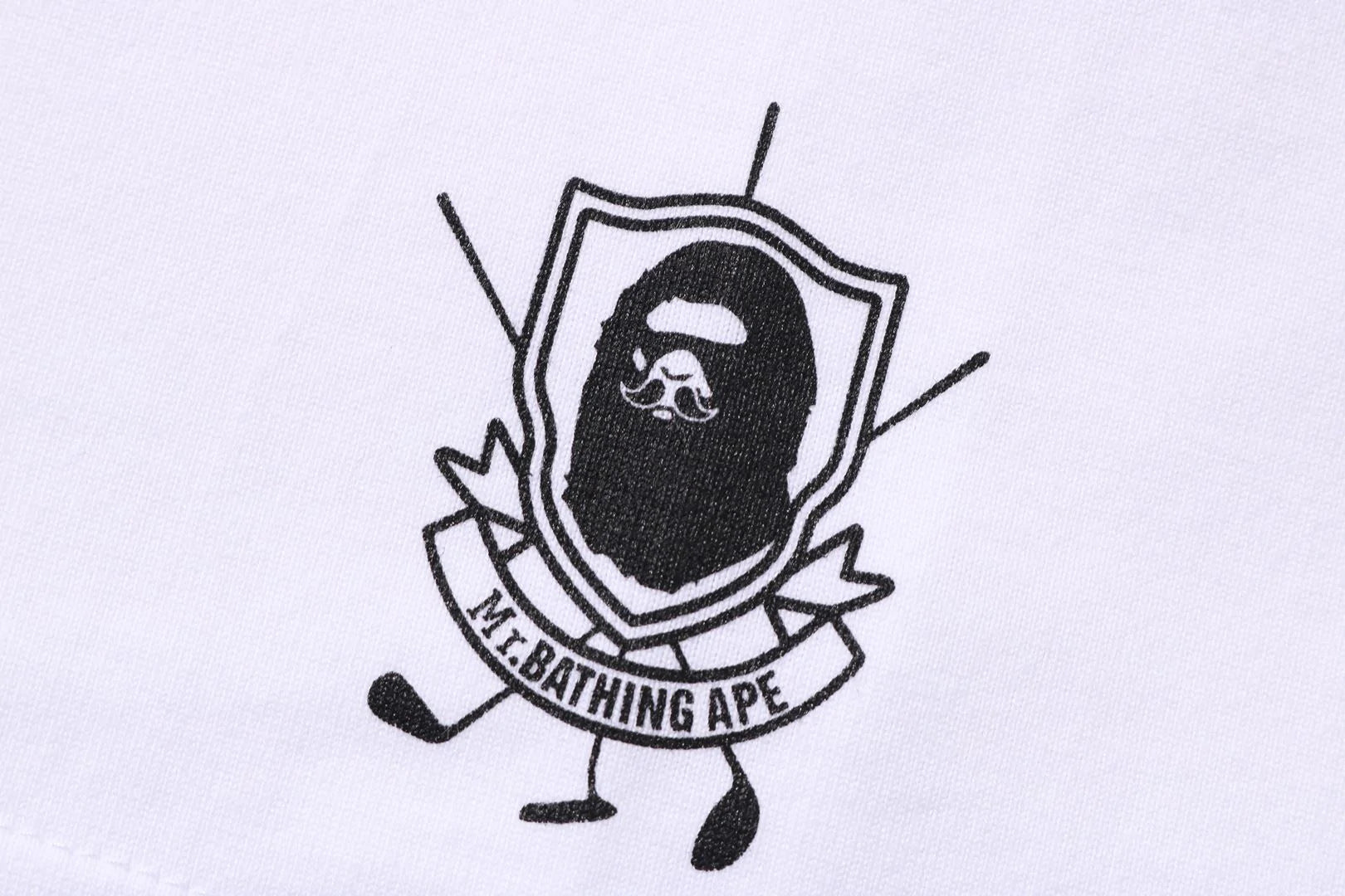 A BATHING APE - MR BATHING APE GOLF WIDE FIT TEE