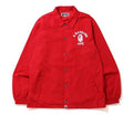 A BATHING APE COLLEGE COACH JACKET - happyjagabee store