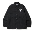 A BATHING APE COLLEGE COACH JACKET - happyjagabee store